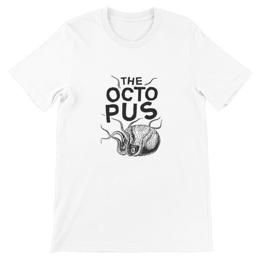 AQUA B&W - 03 - Octopus - Unisex Fine Jersey T-Shirt