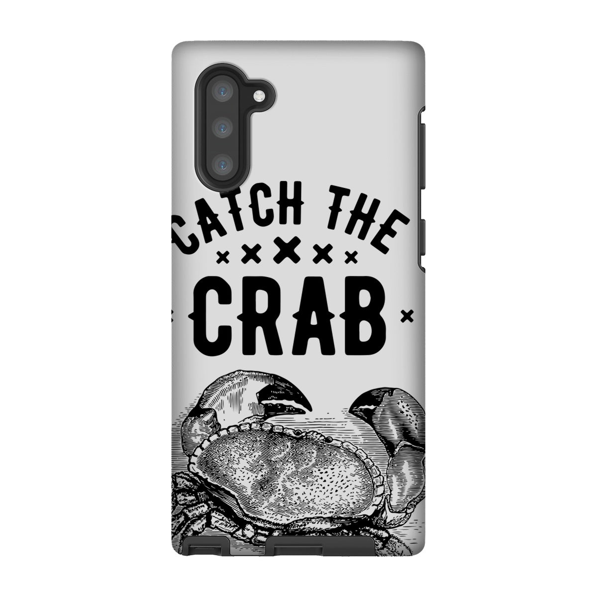 AQUA B&W - 07 - Catch the crab - Tough Phone Case
