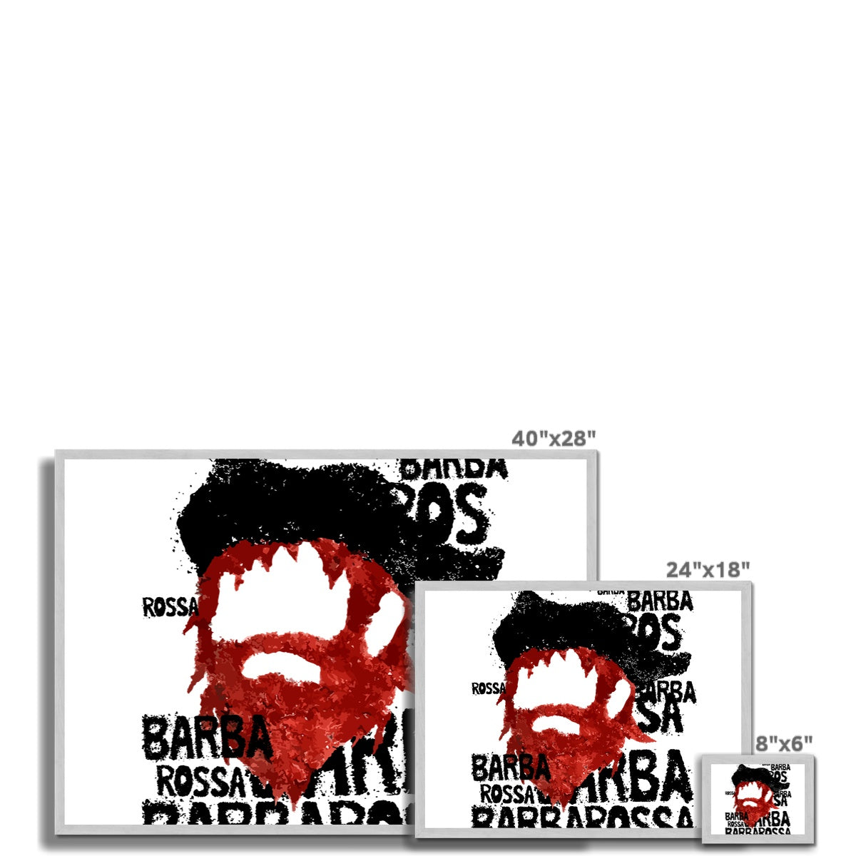 AQUA HMP2 - 01 - Barbarossa - Antique Framed Print