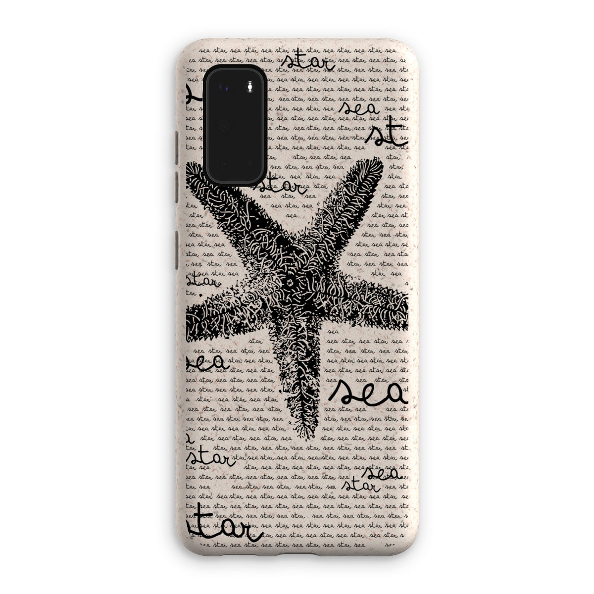 AQUA B&W - 08 - Sea Star - Capa Eco para Telefone