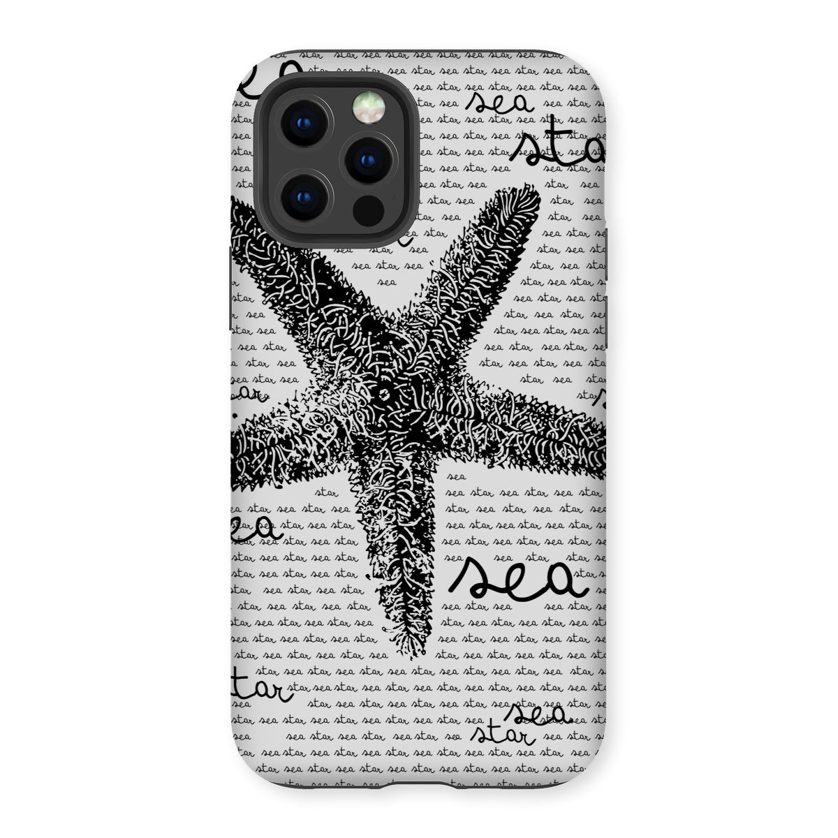 AQUA B&W - 08 - Sea Star - Capa de telefone resistente