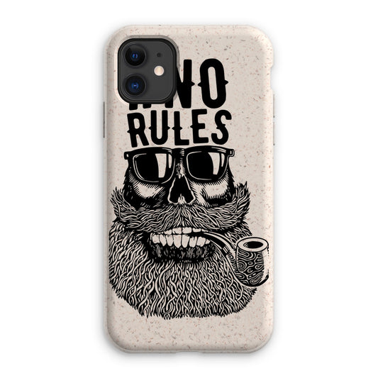 AQUA B&W - 04 - No Rules - Eco Phone Case