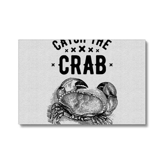 AQUA B&W - 07 - Catch the crab - Eco Canvas
