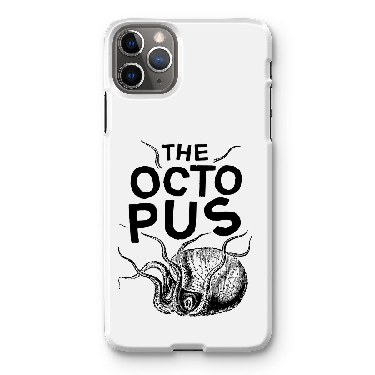 AQUA B&W - 03 - Octopus - Snap Phone Case