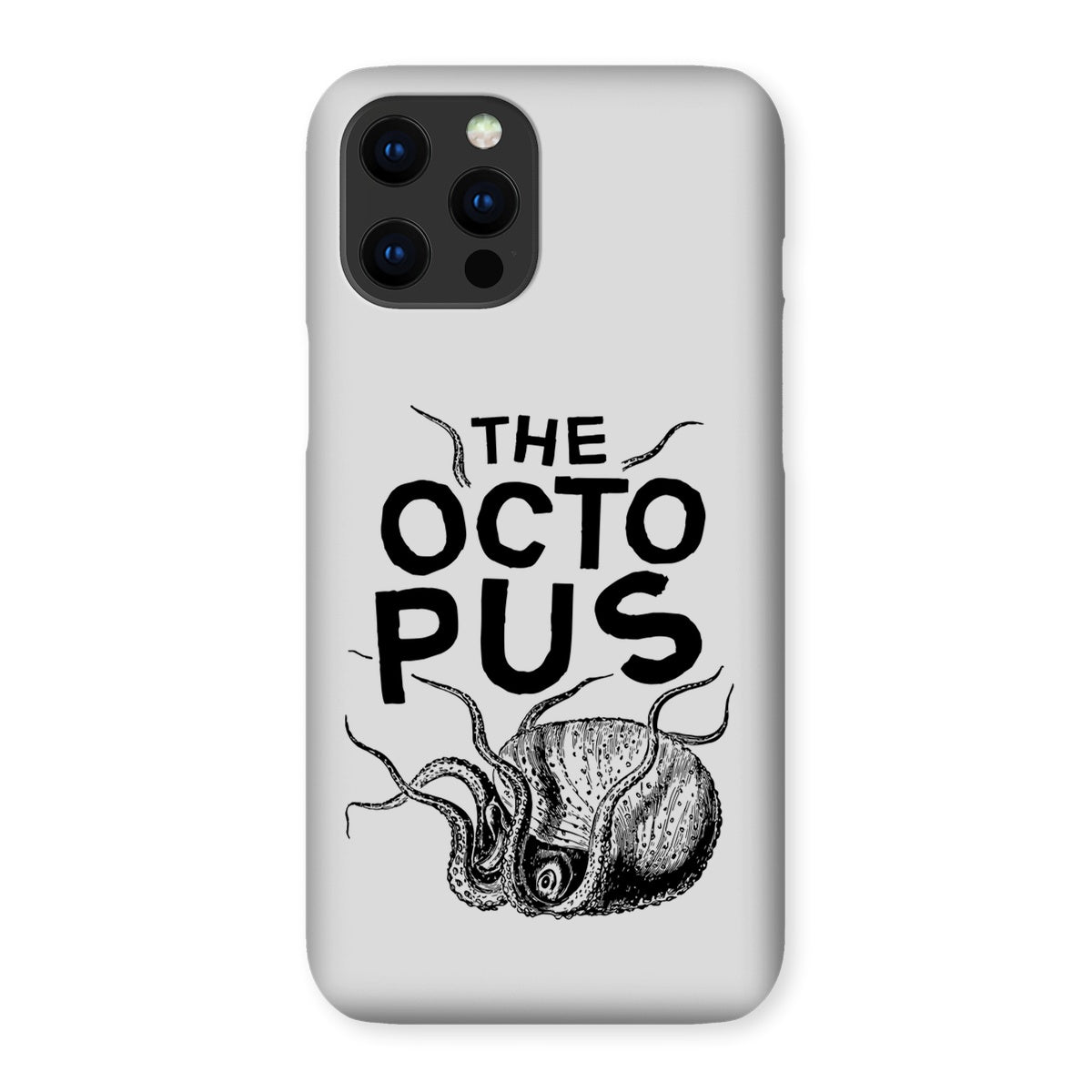 AQUA B&W - 03 - Octopus - Snap Phone Case