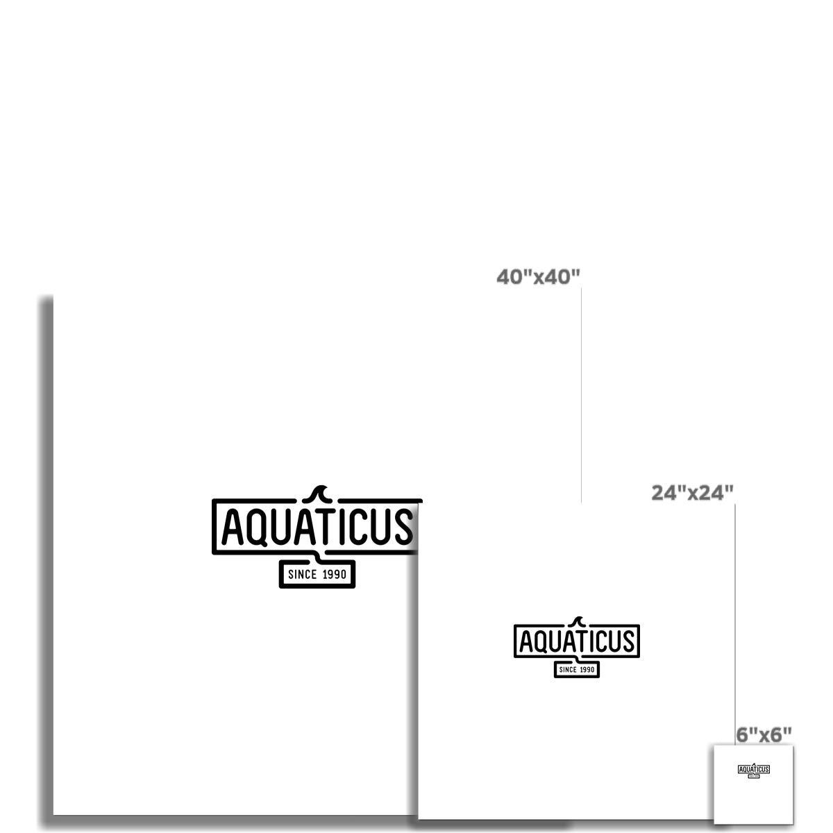 AQUA - 01- Aquaticus - Rolled Canvas