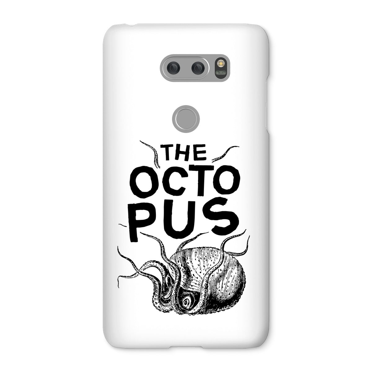 AQUA B&W - 03 - Octopus - Snap Phone Case