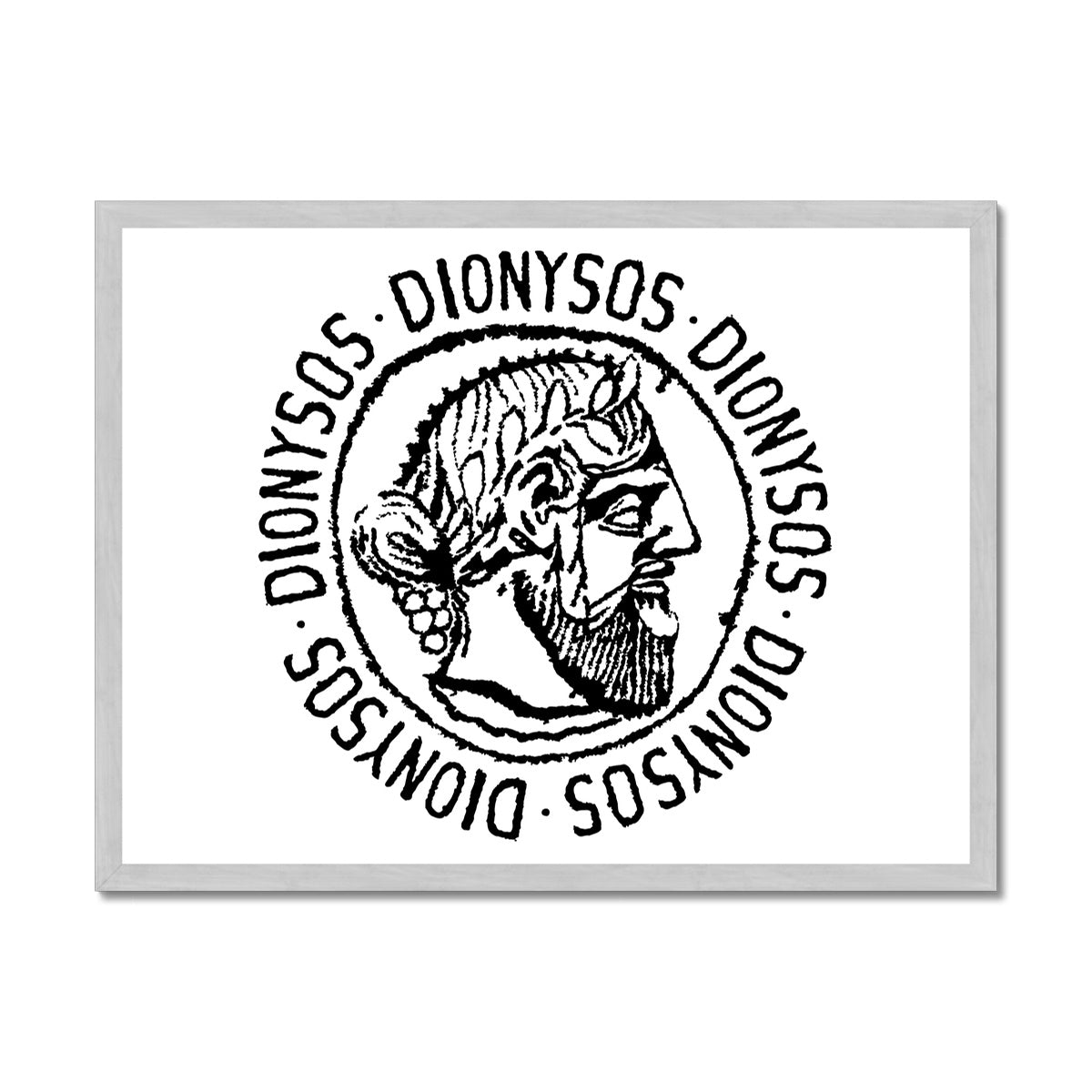 AQUA HMP2 - 02 - Dionysos - Antique Framed Print