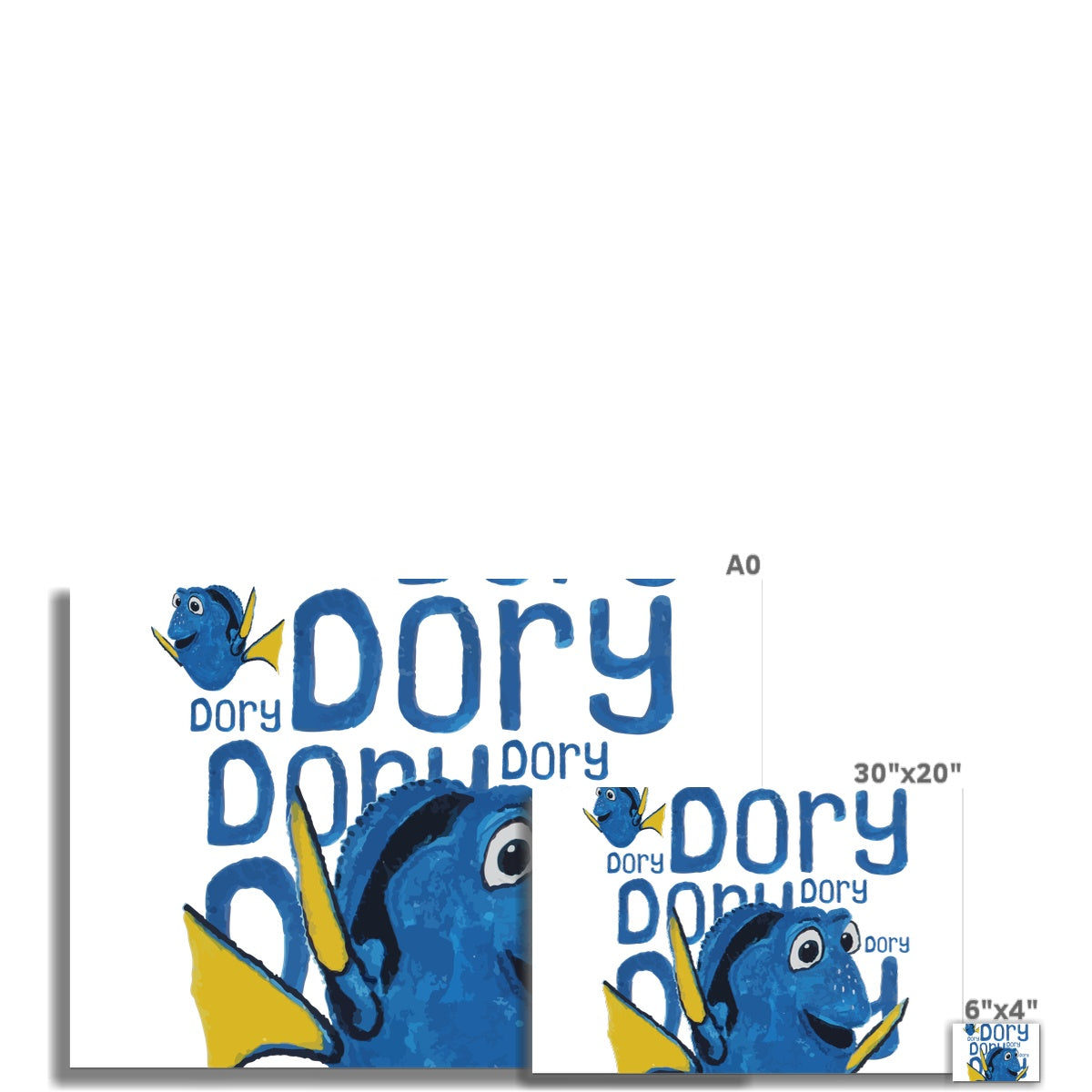 AQUA HMP2 - 03 -Dory - Gerollte Leinwand