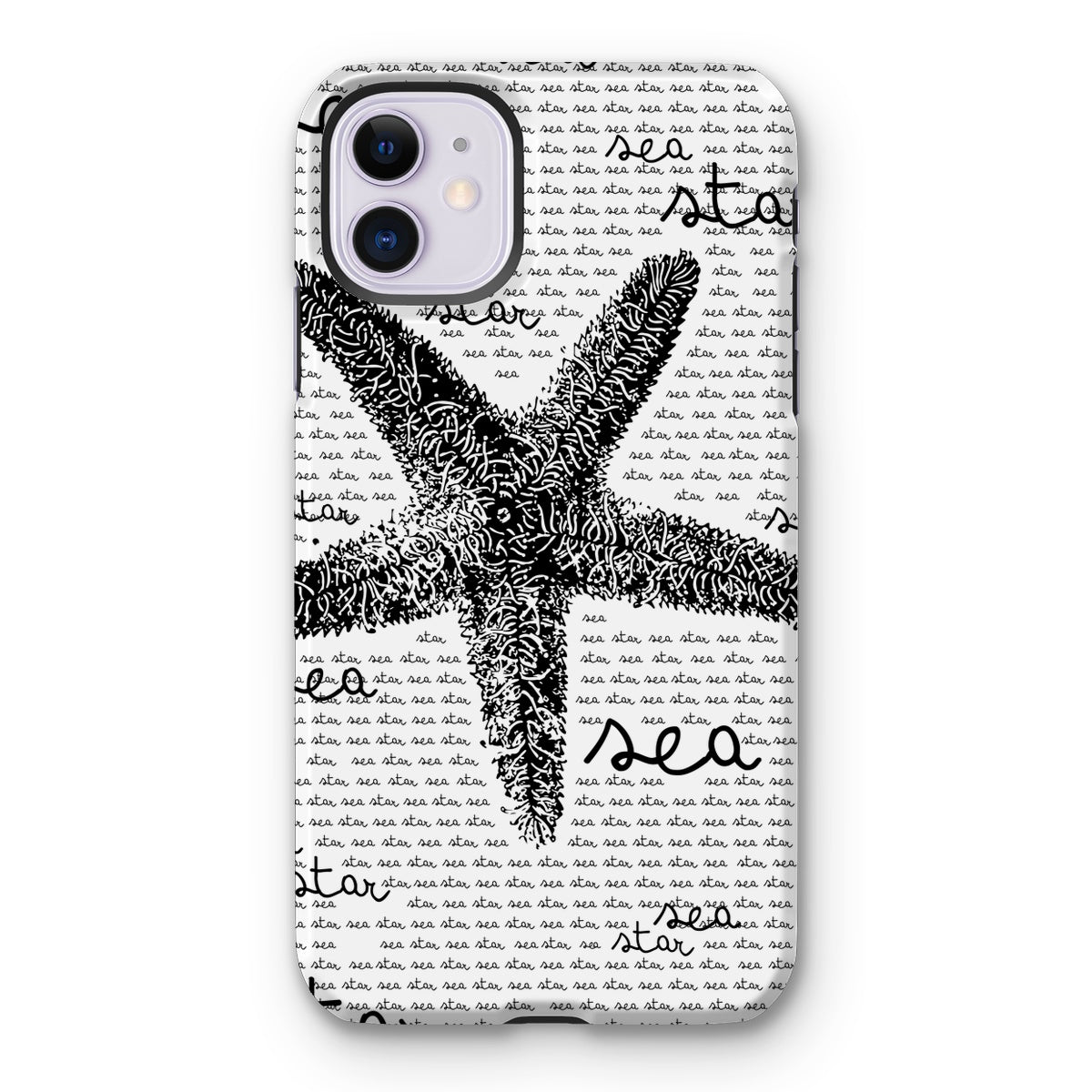 AQUA B&W - 08 - Sea Star - Capa de telefone resistente