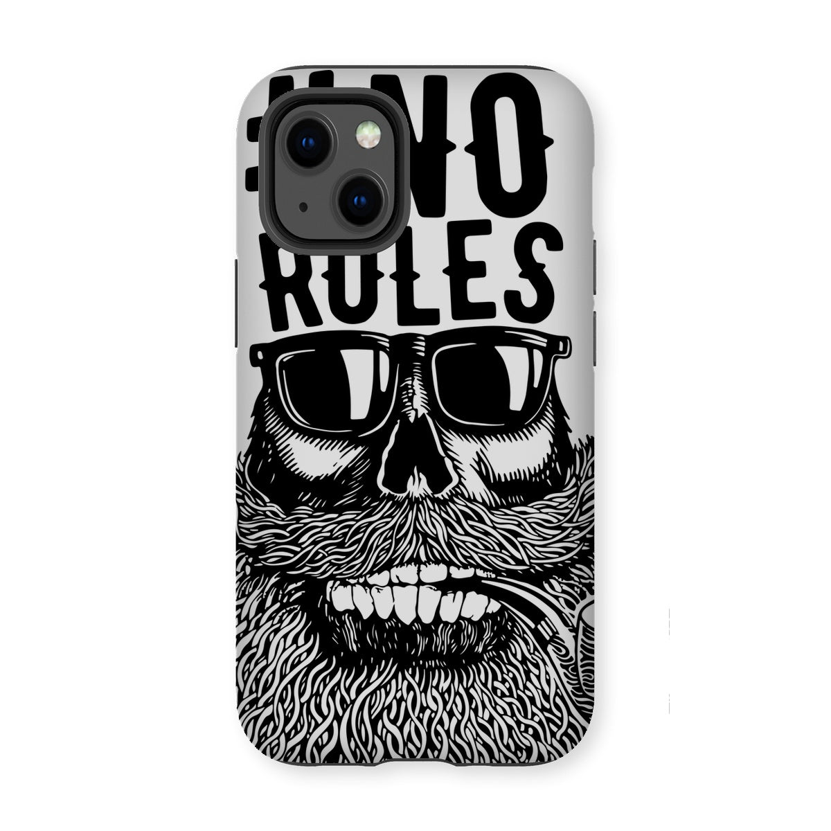 AQUA B&W - 04 - No Rules - Tough Phone Case