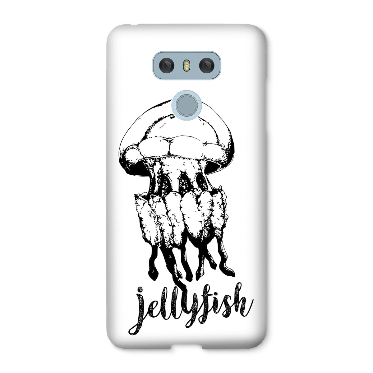 AQUA B&W – 02 – Qualle – Snap Phone Case