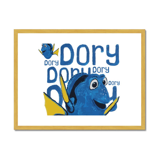 AQUA HMP2 - 03 -Dory - Impressão antiga emoldurada e montada