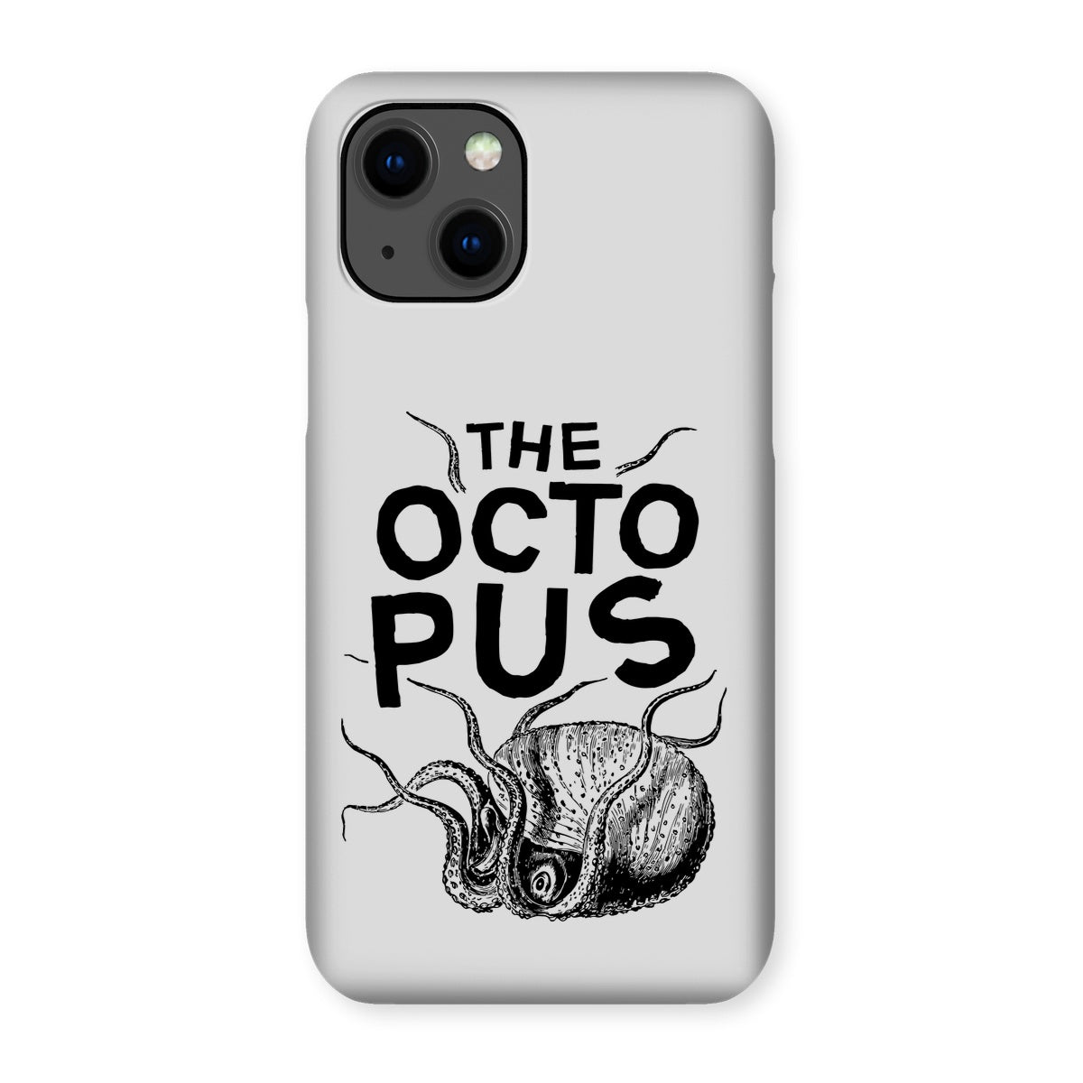 AQUA B&W - 03 - Octopus - Snap Phone Case