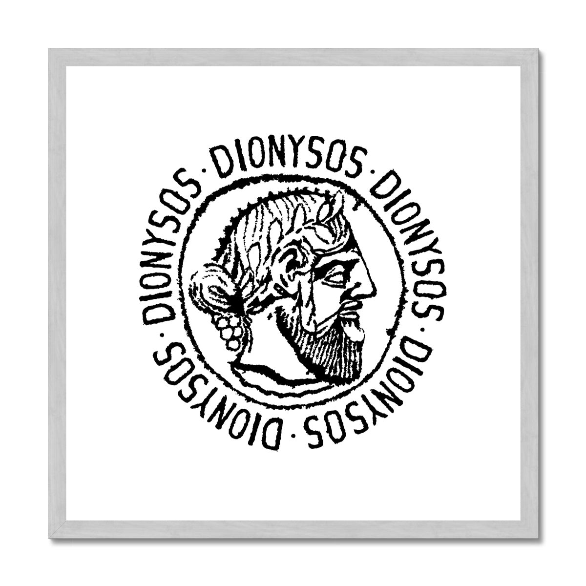 AQUA HMP2 - 02 - Dionysos - Antique Framed Print