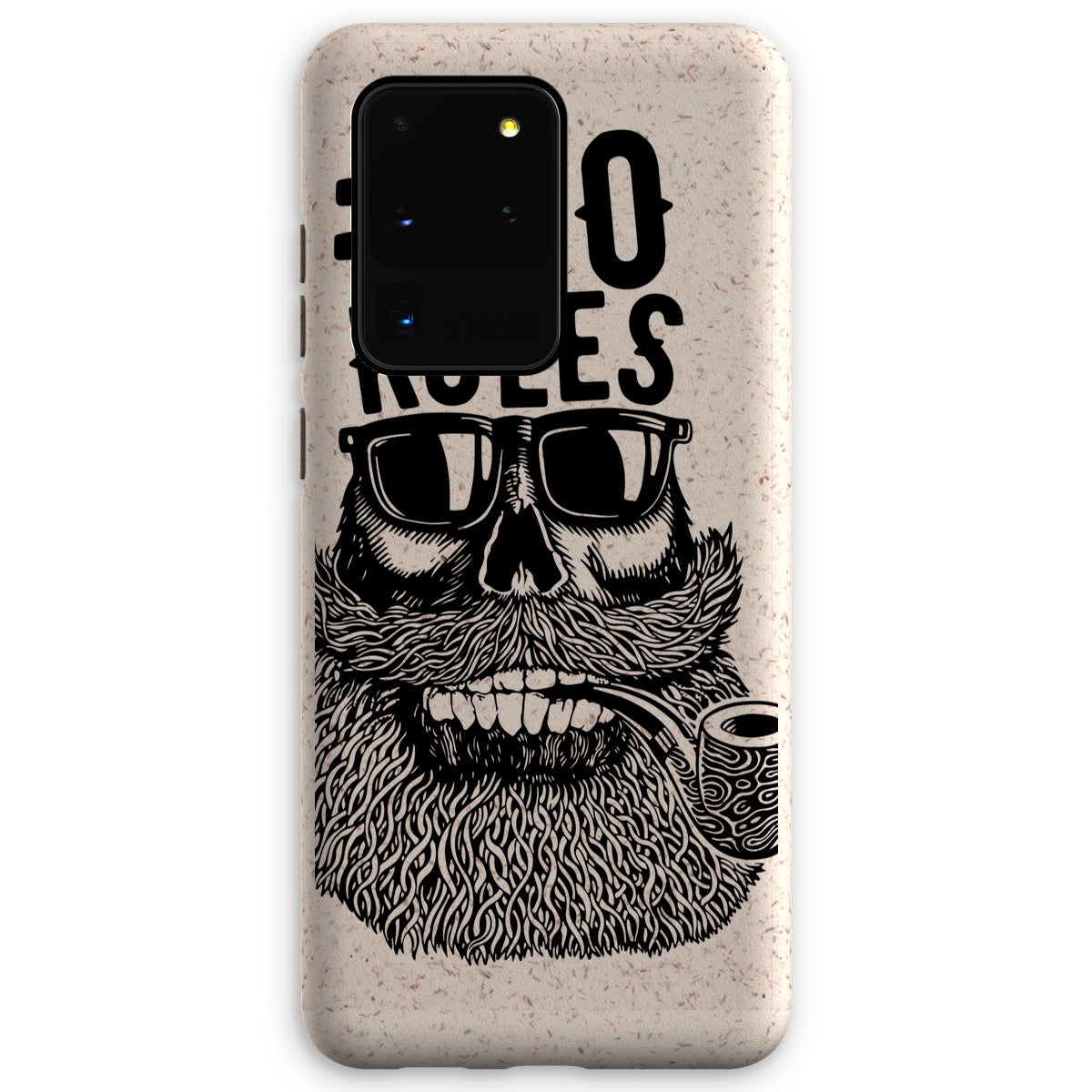 AQUA B&W - 04 - No Rules - Eco Phone Case