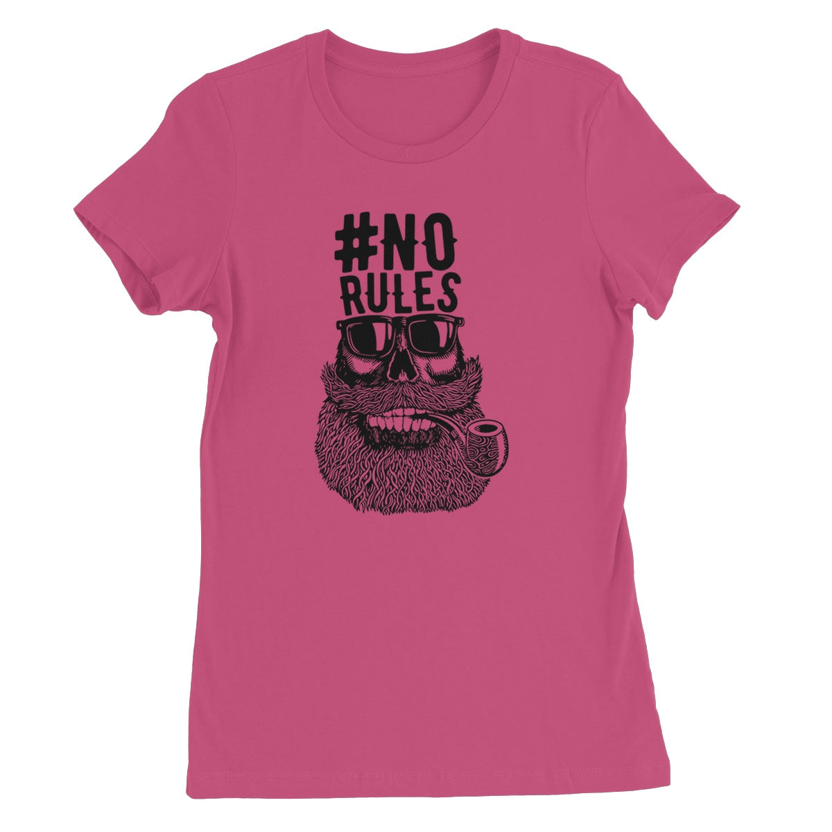 AQUA B&W - 04 - No Rules - Women's Fine Jersey T-Shirt