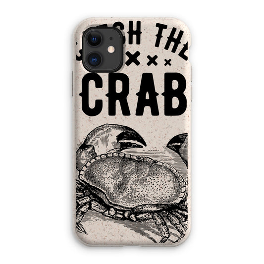 AQUA B&W - 07 - Catch the crab - Eco Phone Case