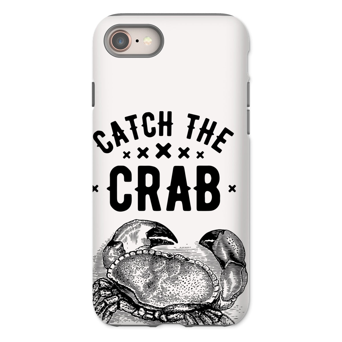 AQUA B&W - 07 - Catch the crab - Tough Phone Case