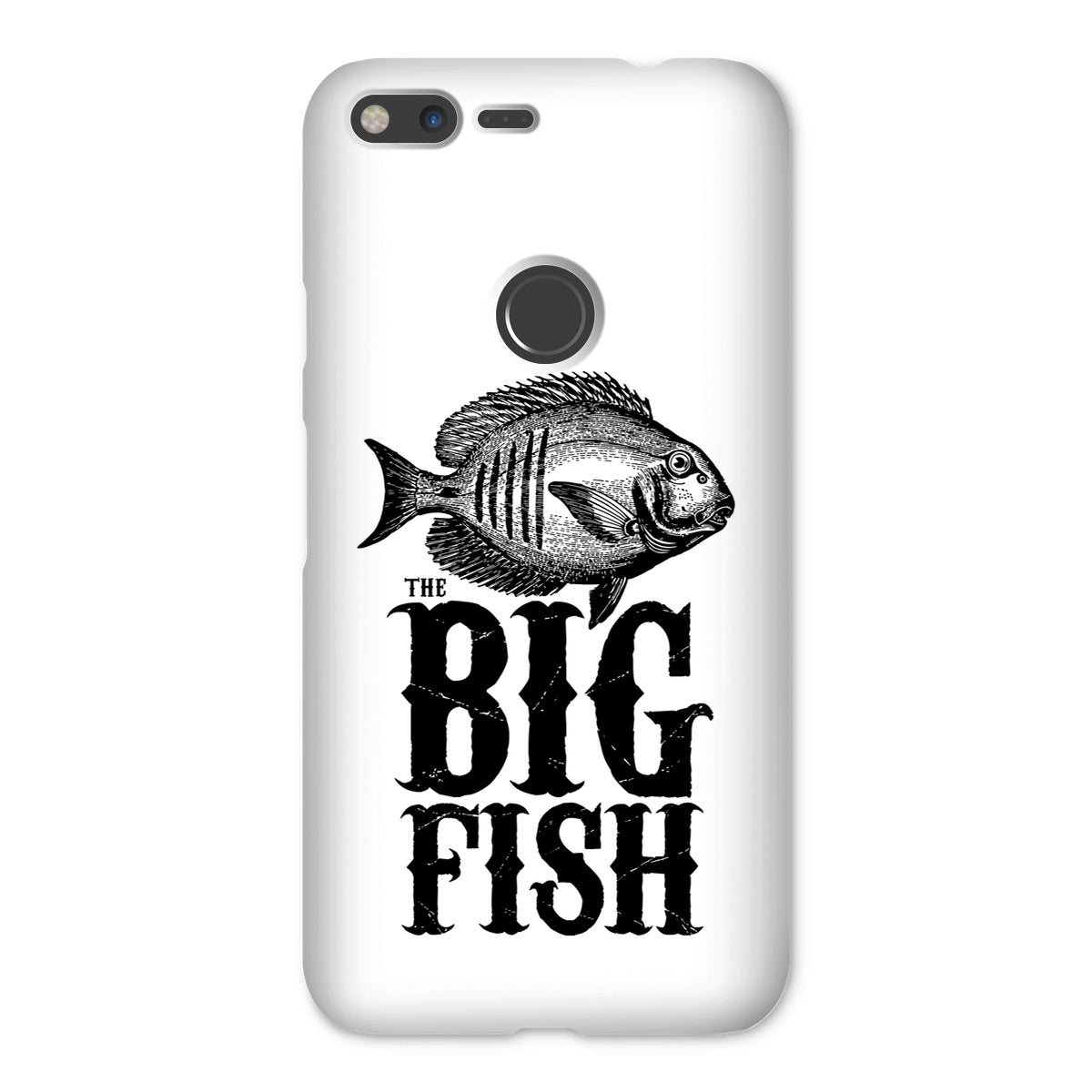 AQUA B&W - 01 -Big Fish - Capa de telefone instantânea