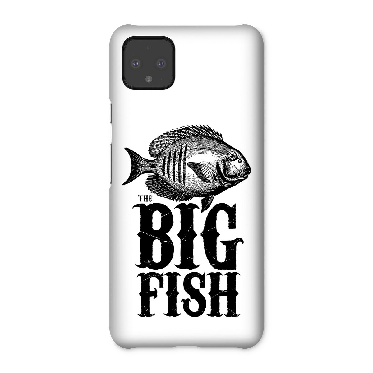 AQUA B&W - 01 -Big Fish - Capa de telefone instantânea