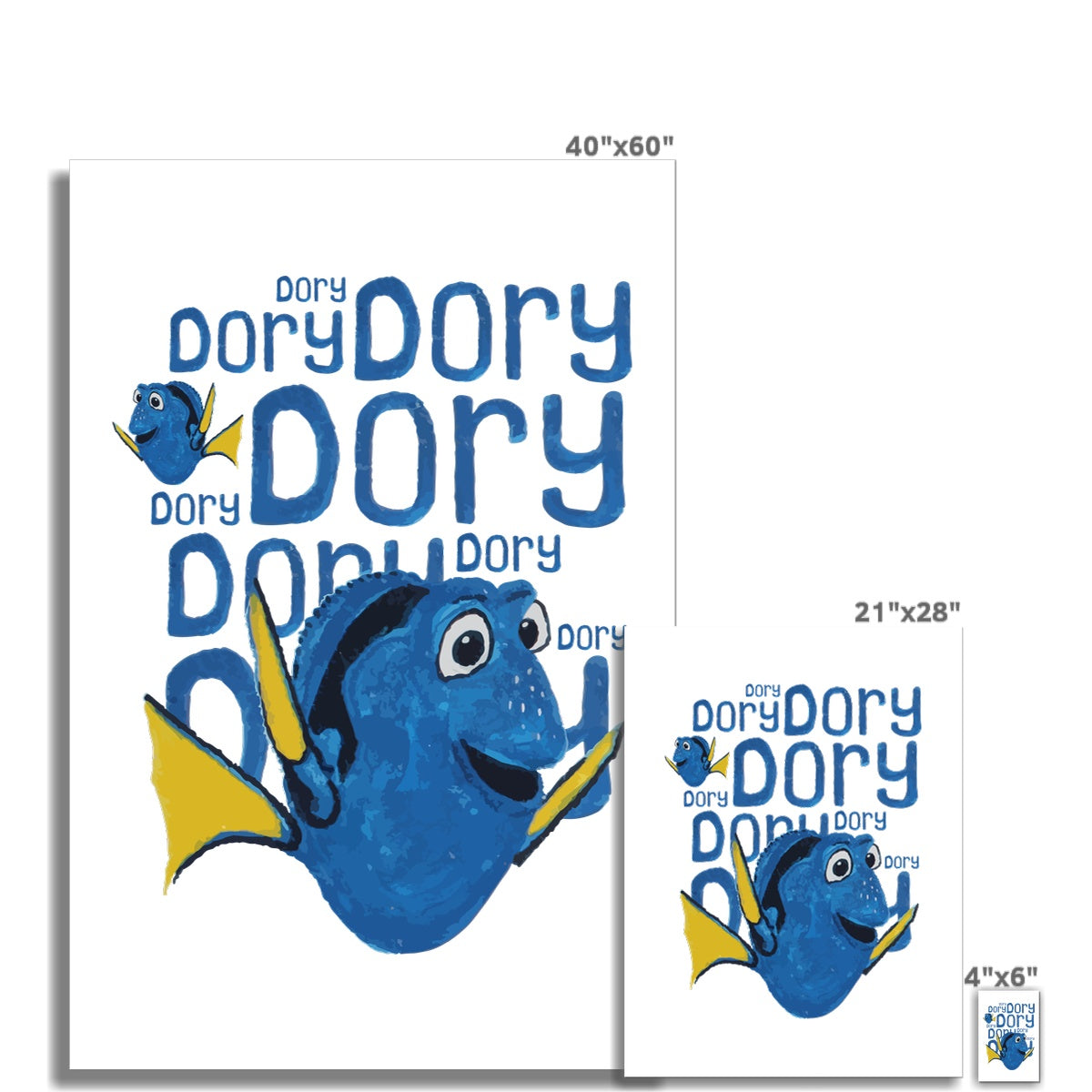 AQUA HMP2 - 03 -Dory - Wall Art Poster