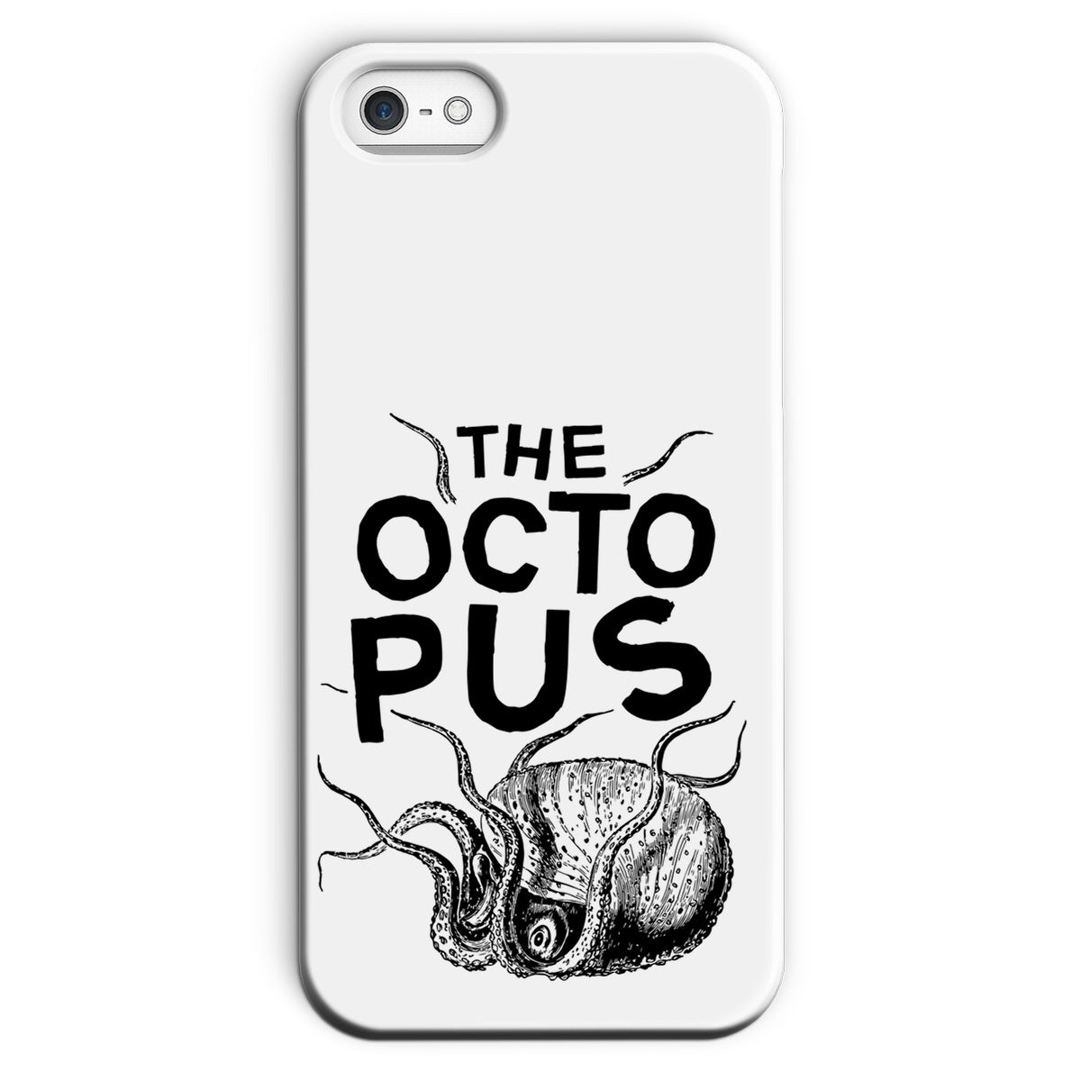 AQUA B&W - 03 - Octopus - Snap Phone Case