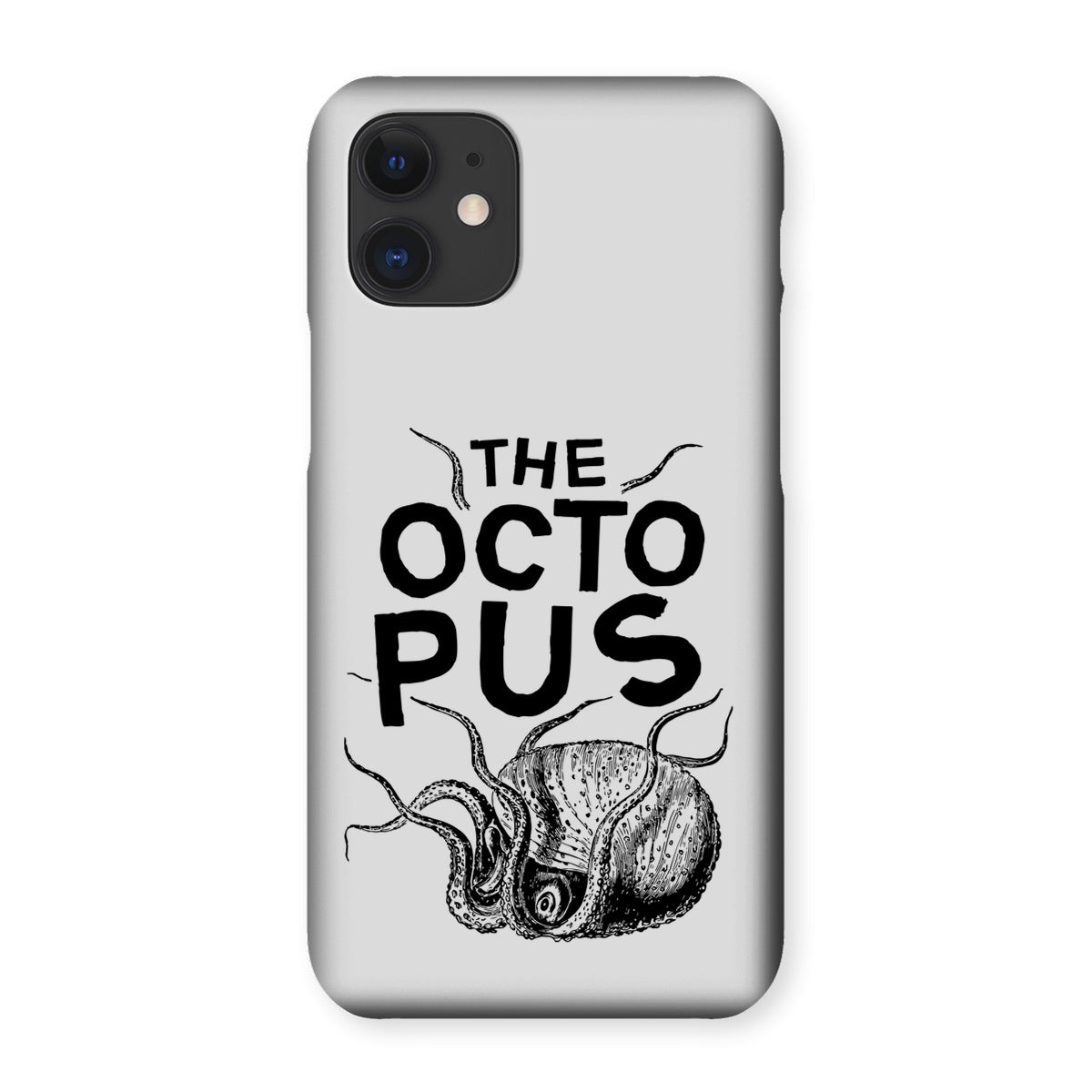 AQUA B&W - 03 - Octopus - Snap Phone Case