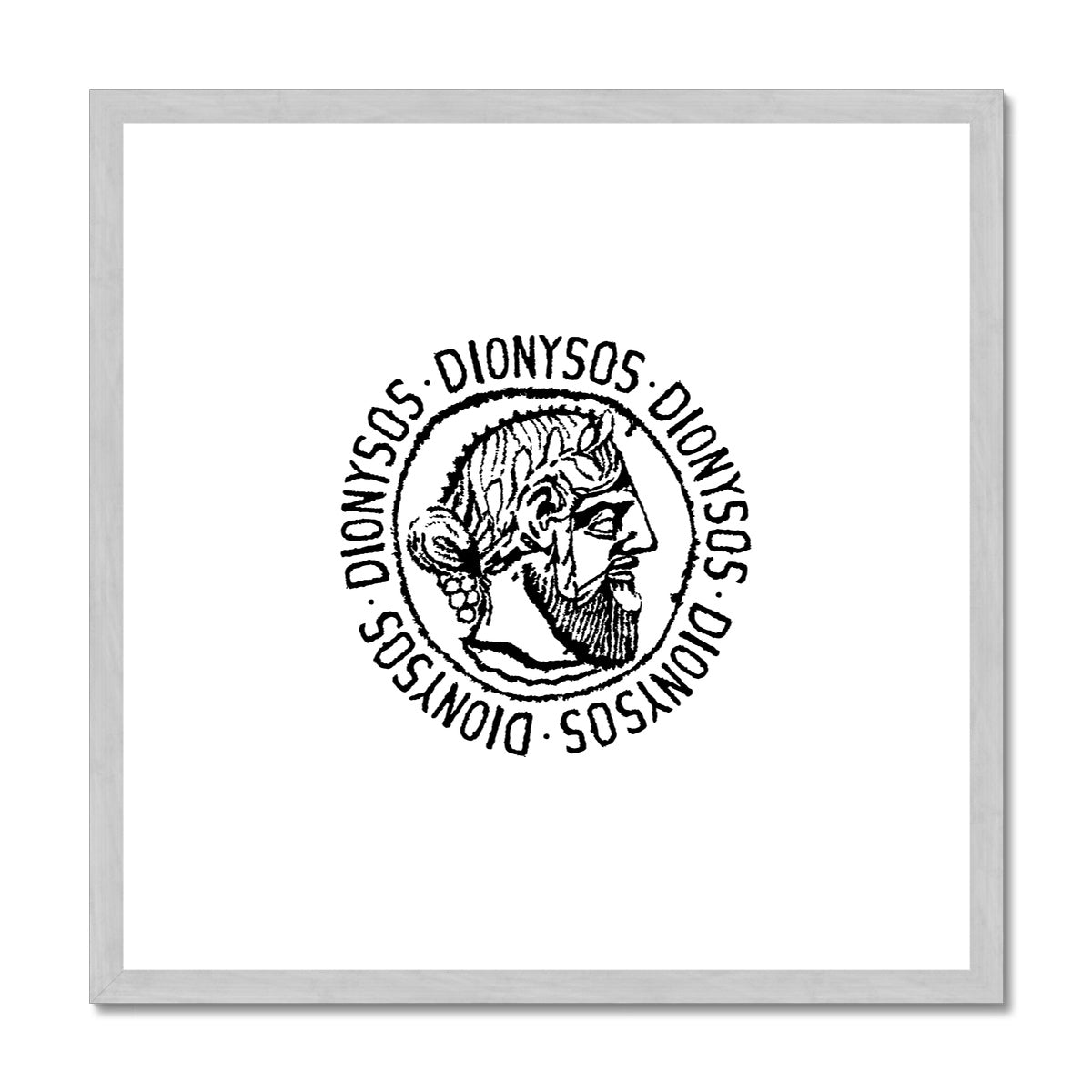 AQUA HMP2 - 02 - Dionysos - Antique Framed & Mounted Print