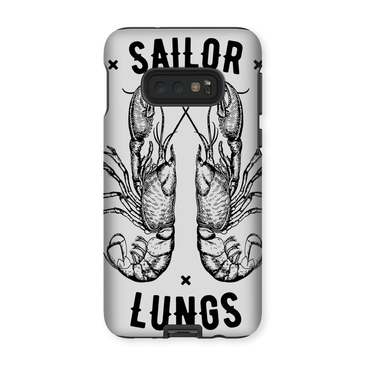 AQUA B&W - 06 - Sailing Lungs - Tough Phone Case