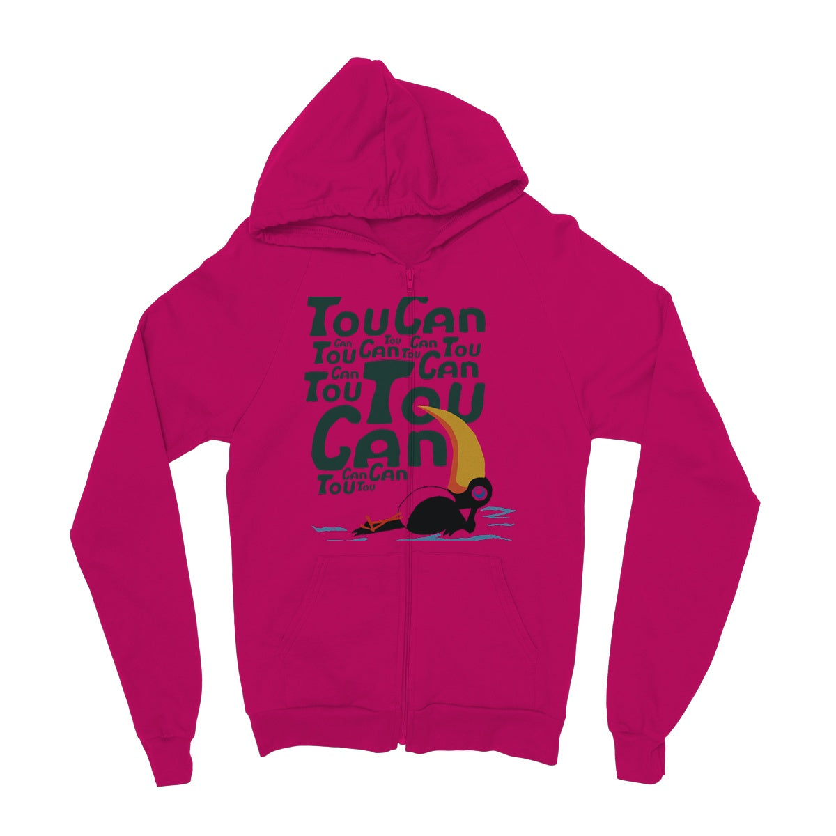 AQUA HMP2 - 09 - Toucan - Kids Zip Hoodie
