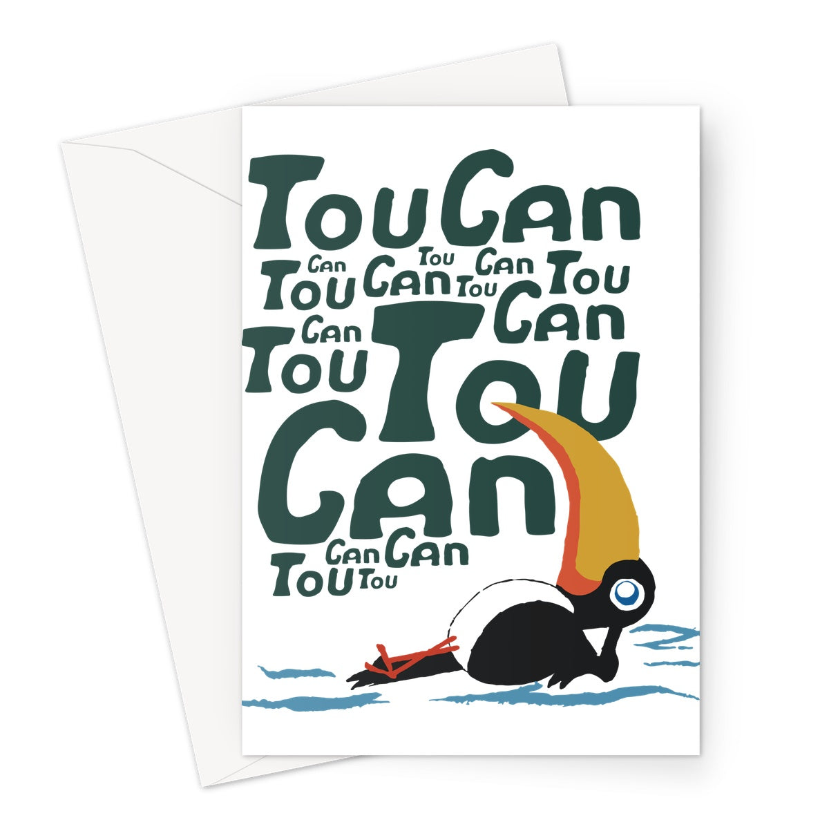 AQUA HMP2 - 09 - Toucan - Greeting Card