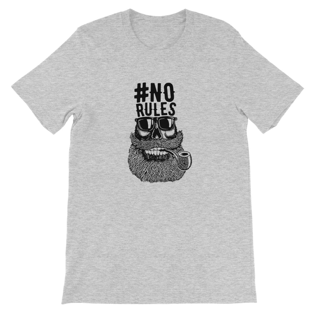 AQUA B&W - 04 - No Rules - Unisex Fine Jersey T-Shirt