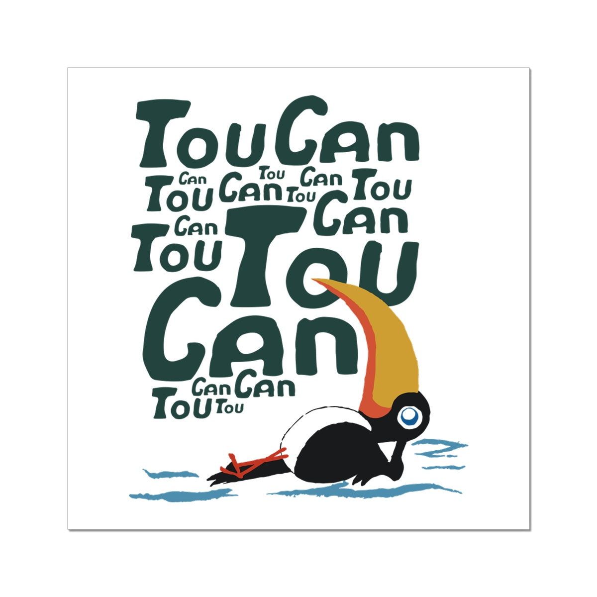 AQUA HMP2 - 09 - Tukan - Gerollte Öko-Leinwand