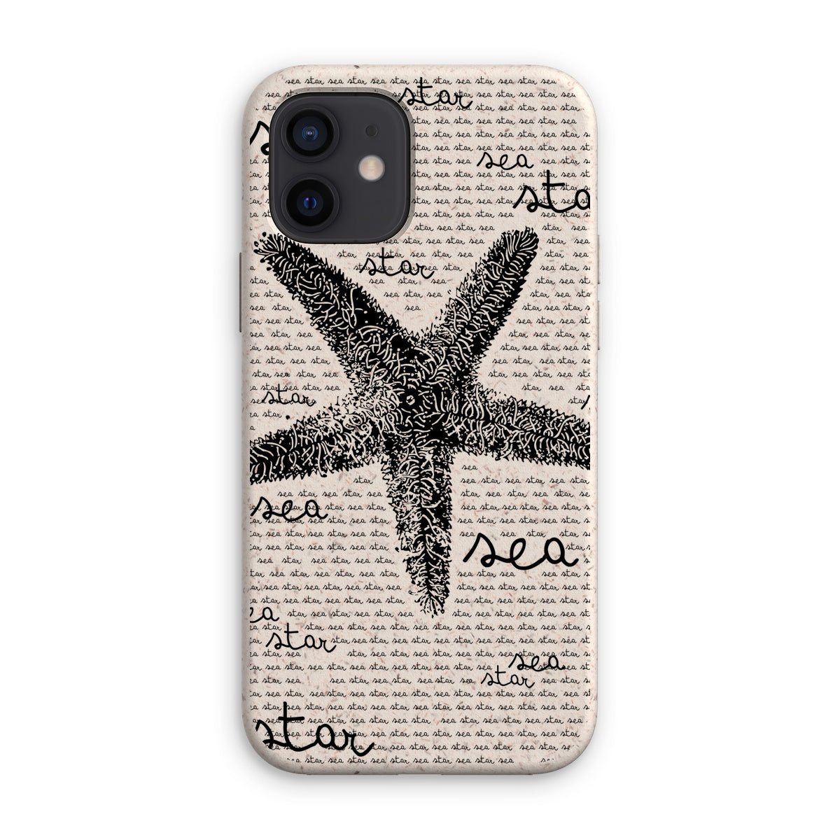 AQUA B&W - 08 - Sea Star - Capa Eco para Telefone