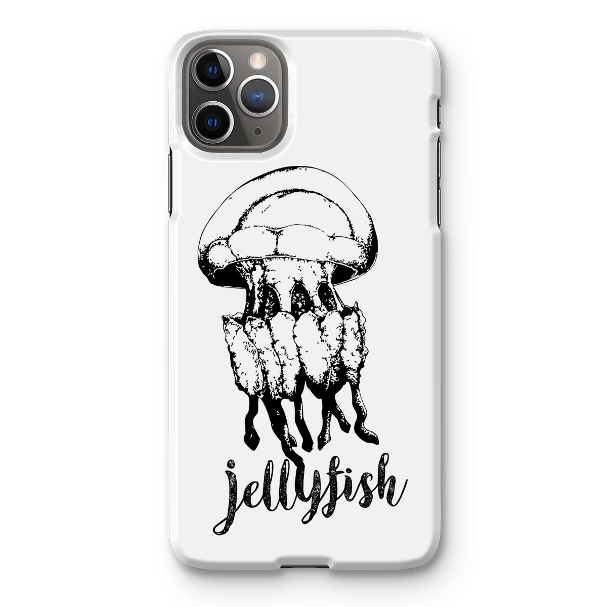 AQUA B&W – 02 – Qualle – Snap Phone Case