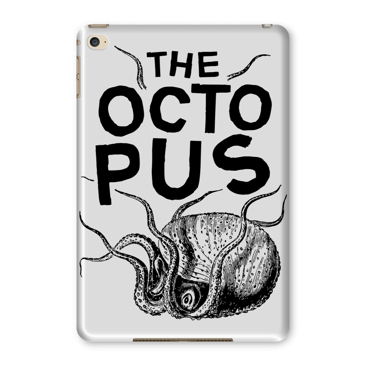 AQUA B&W - 03 - Octopus - Tablet Case