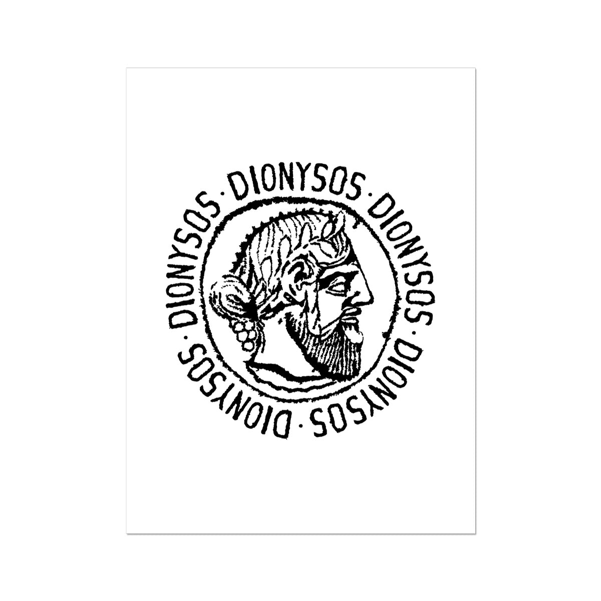 AQUA HMP2 - 02 - Dionysos - Pôster de arte de parede