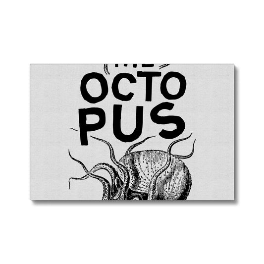 AQUA B&W - 03 - Octopus - Eco Canvas