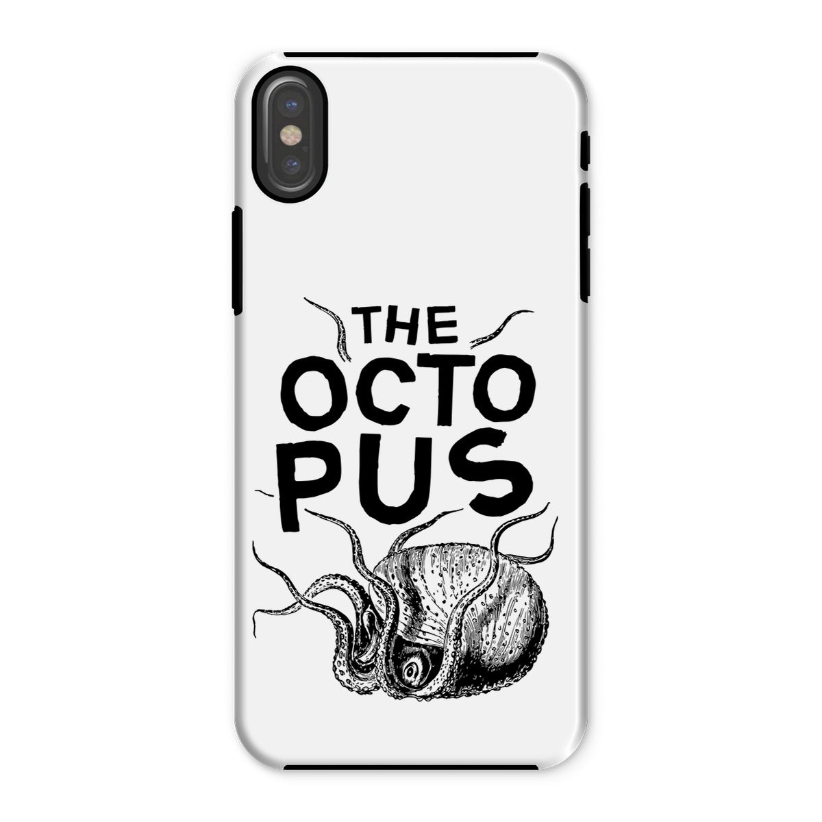 AQUA B&W - 03 - Octopus - Tough Phone Case