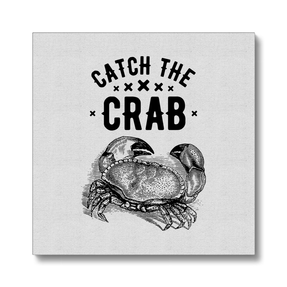 AQUA B&W - 07 - Catch the crab - Eco Canvas