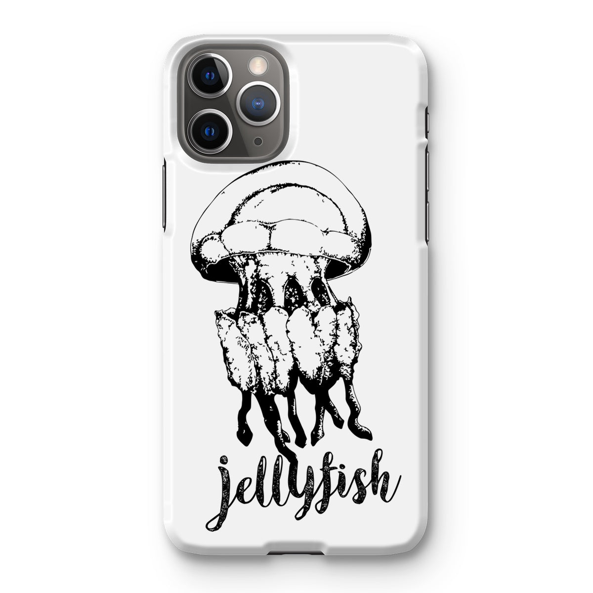 AQUA B&W – 02 – Qualle – Snap Phone Case