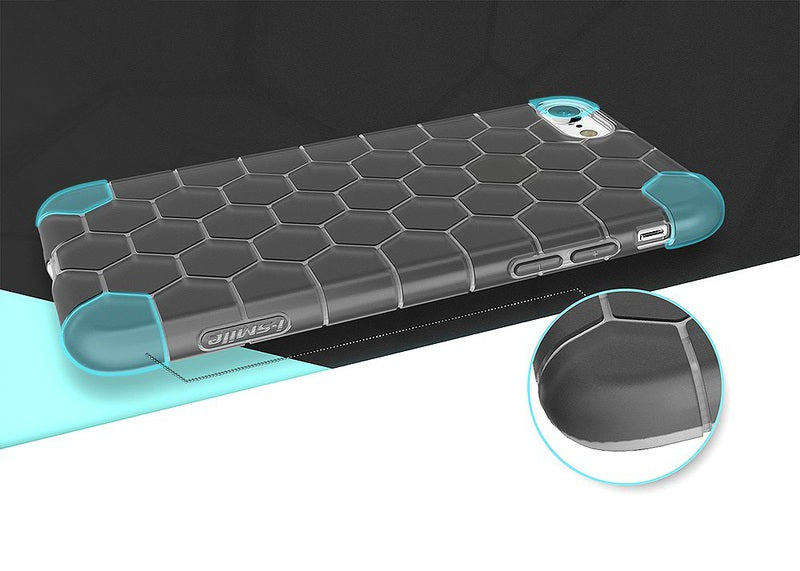 Capa macia para iPhone em favo de mel