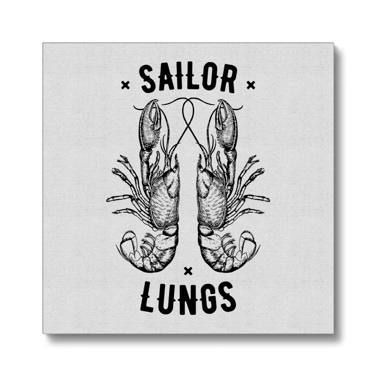 AQUA B&W - 06 - Sailing Lungs - Eco Canvas