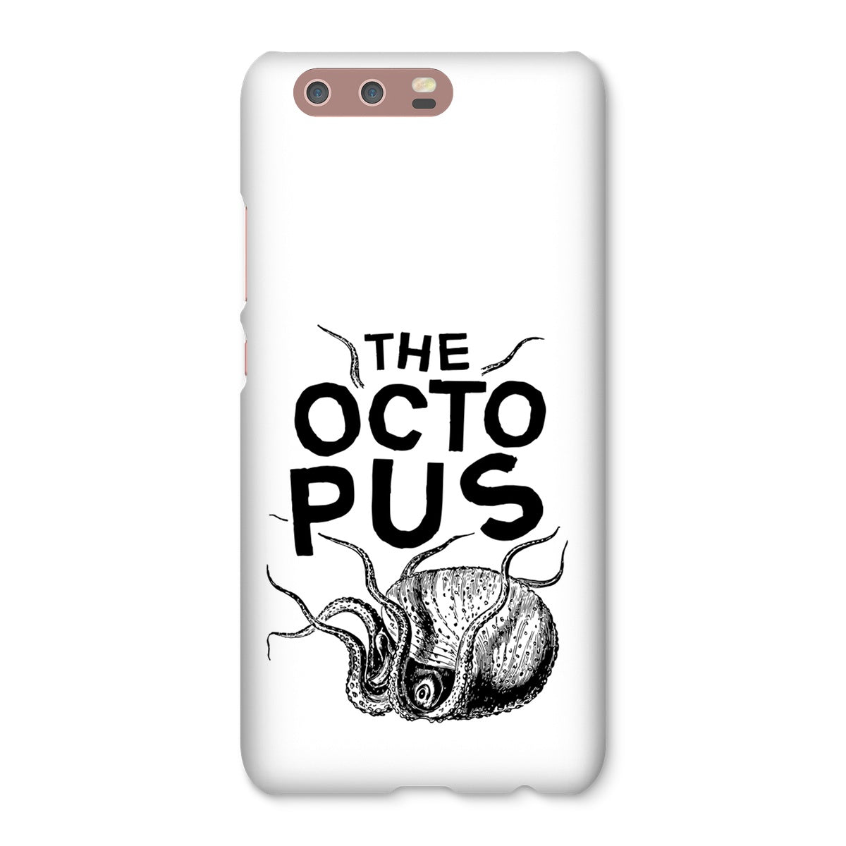 AQUA B&W - 03 - Octopus - Snap Phone Case