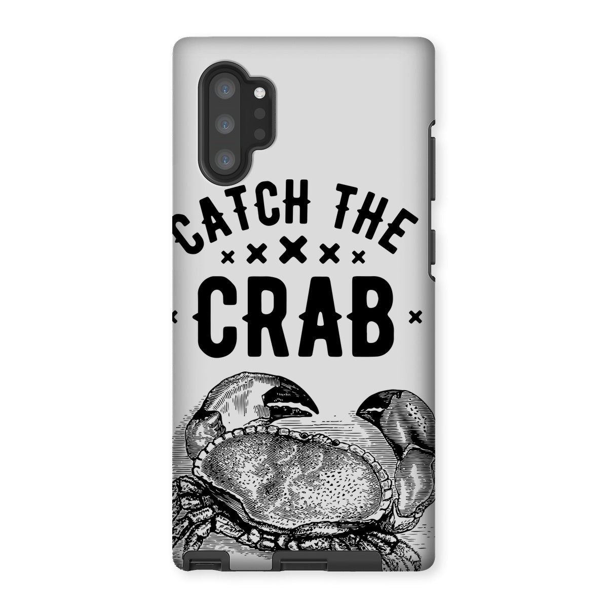 AQUA B&W - 07 - Catch the crab - Tough Phone Case