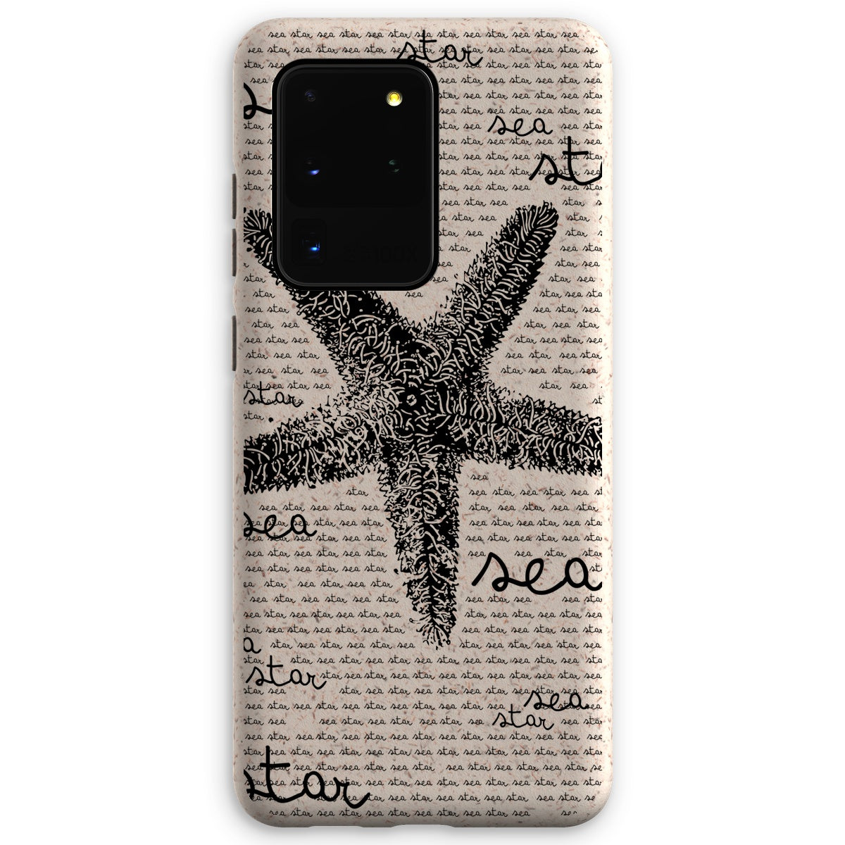 AQUA B&W - 08 - Sea Star - Capa Eco para Telefone