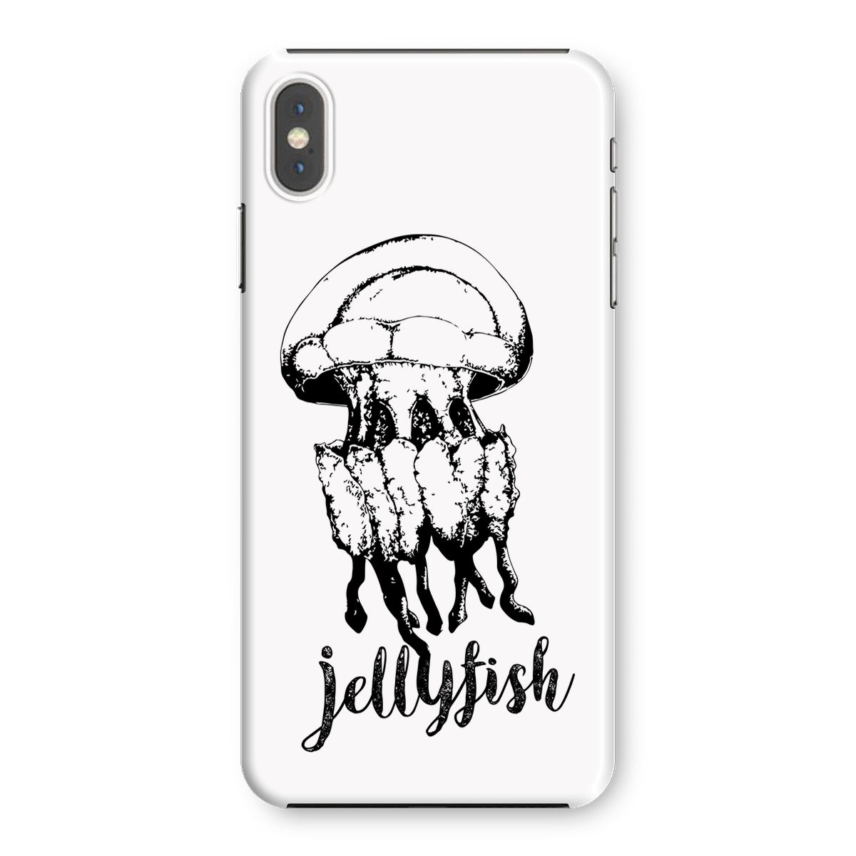 AQUA B&W – 02 – Qualle – Snap Phone Case