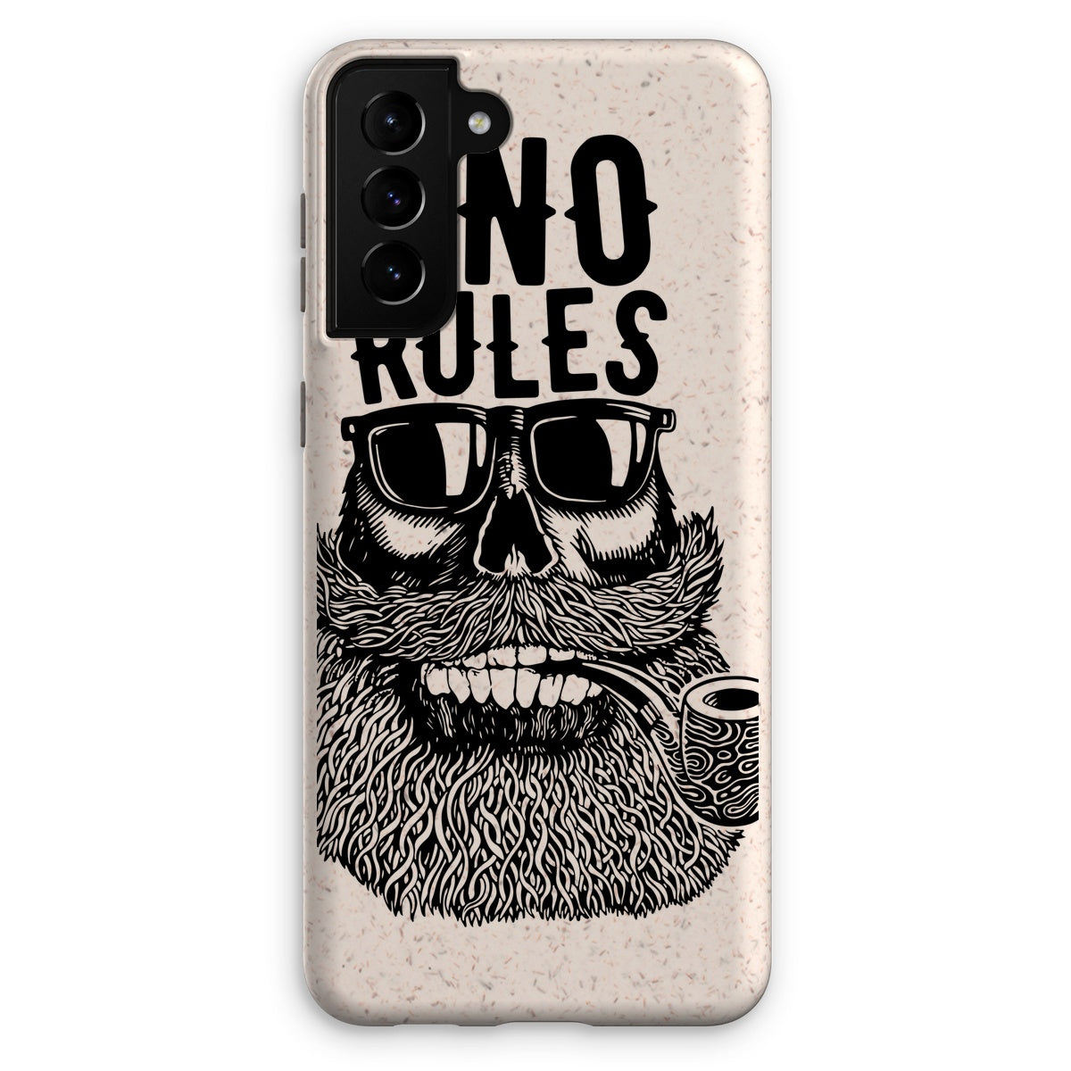 AQUA B&W - 04 - No Rules - Eco Phone Case