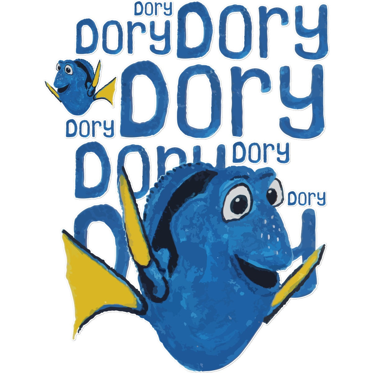 AQUA HMP2 - 03 -Dory - Temporary Tattoo